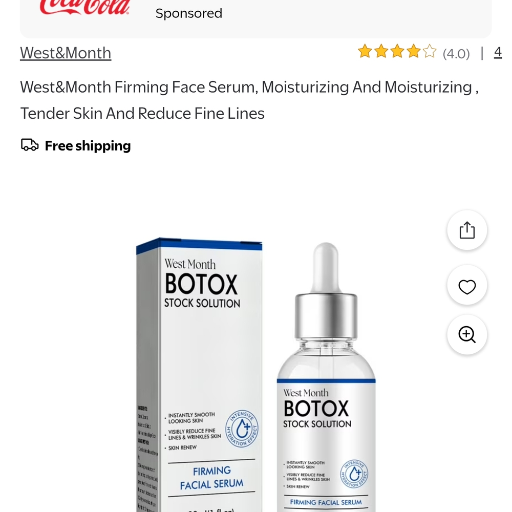 Firming Facial Serum - Blue